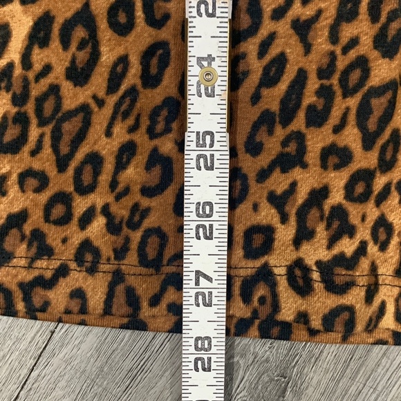 Lauren Ralph Lauren Animal Print 100% Cotton Stretch Knit 3/4 Sleeve Top size 3X - Picture 8 of 9